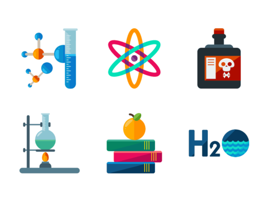 Chemistry flat icon