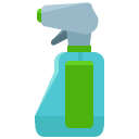 cleaning spray fluid flat icon
