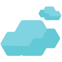 clouds flat icon