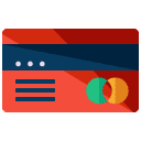 credit card flat icon
