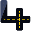 Crossroads Flat Icon