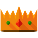 crown flat icon