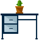 desk flat icon