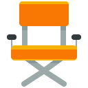 director chair flat icon