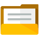 document folder flat icon