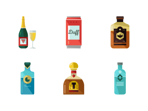 Drinks Flat Icons