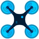 drone flat icon