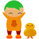 duckling flat icon