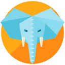 Elephant Flat Icon