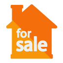 Estate For Sale Flat Icon