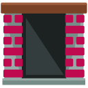 Fireplace Flat Icon