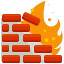 firewall flat icon