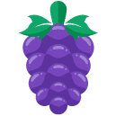Grapes Flat Icon