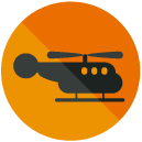 Helicopter Flat Icon