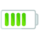 high battery flat icon
