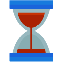 hourglass flat icon