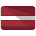 Latvia Flat Icon