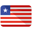 Liberia Flat Icon