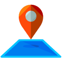 Location Map Flat Icon