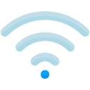 low wifi flat icon