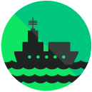Marine Transportation Flat Icon
