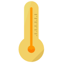 medium temperature flat icon