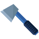metal axe flat icon