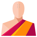 Monk Flat Icon