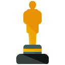 movie award flat icon