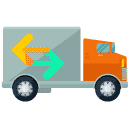 Moving Truck Flat Icon