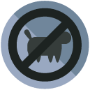No Pets Flat Icon