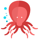Octopus Flat Icons
