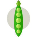 peas flat icon