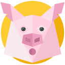 Pig Flat Icons