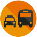 Public Transportation Flat Icon