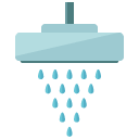 rain shower head flat icon