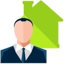 Real Estate Agent Flat Icon