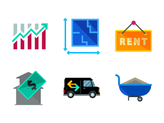Real Estate Flat Icons