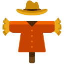 Scarecrow Flat Icon