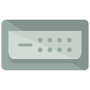 screen plug flat icon