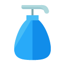 small hand soap flat icon