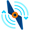 spin flat icon