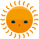 Sunny Flat Icon