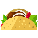 taco flat icon