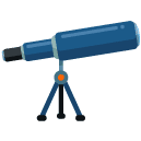 telescope flat icon