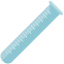 test tube flat icon