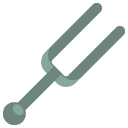 Tuning fork Flat Icon
