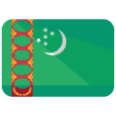 Turkmenistan Flat Icon