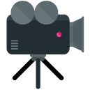 video camera flat icon