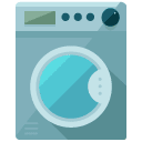 washing machine flat icon